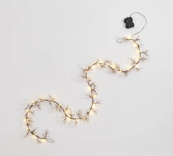 White Mini LED Crystal Garland Lights (Bay 5-B)