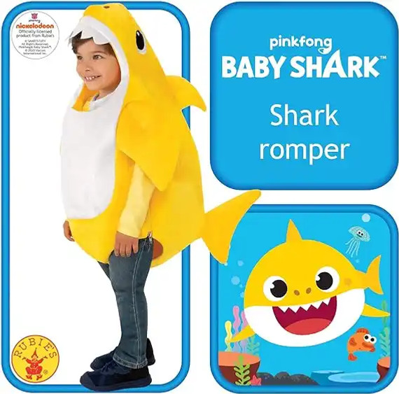 Infant Baby Shark Costume with Sound Chip (BC9/12)