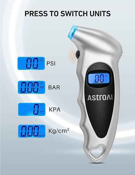 AstroA1 Digital Tire Pressure Gauge 150 PSI (D30)