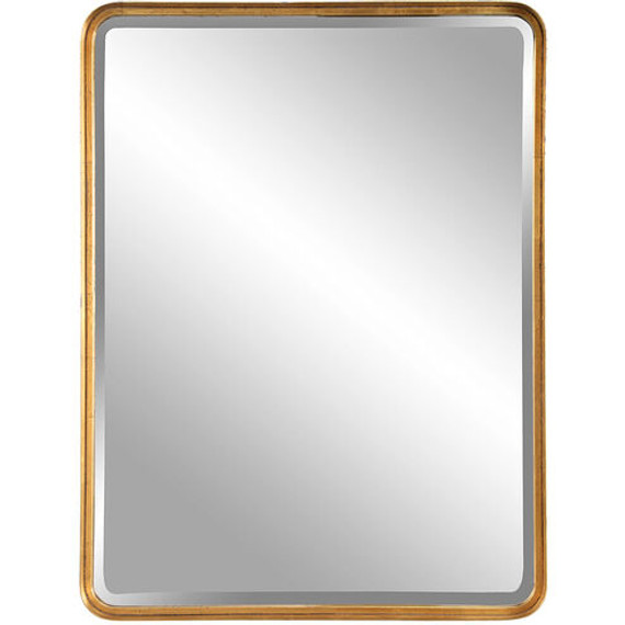 Crofton 40 X 30 inch Antiqued Gold Leaf Mirror (RBay2-A)