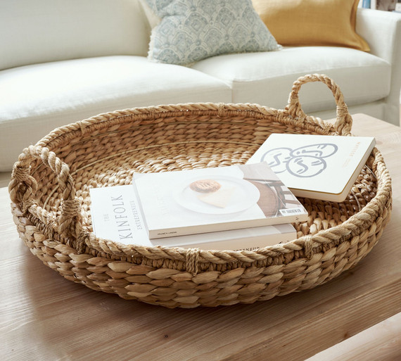Handwoven Twisted Seagrass Tray XL (Bay 7-A)