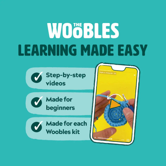 The Woobles Beginner Crochet Kit - Hazel The Nutcracker (Bay 10-B)