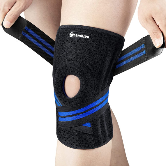 Cambivo Knee Brace with Side Stabilizers- X-Large (D-27)
