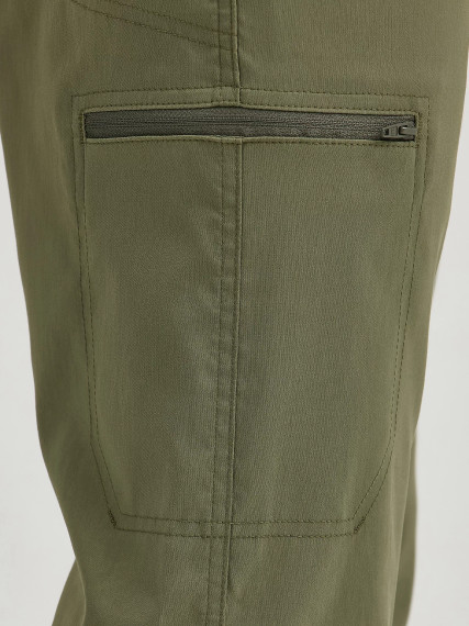 Wrangler Mens Performance Zip Cargo Pants Straight Fit - Size 36x30 - Dusty Olive (BC-10)