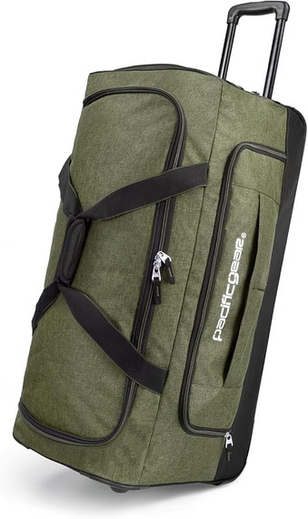 Pacific Gear 30" Rolling Duffel Bag - Olive Green (Bay 11-E)