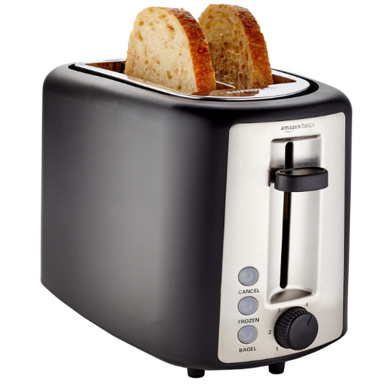 2 Slice Amazon Basic Toaster  (Bay 26-K) 2 Slice Amazon Basic Toaster  (Bay 26-K)
