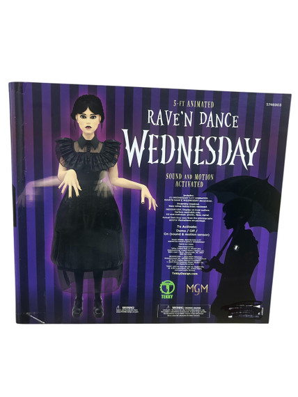 Wednesday 5-FT Animated Rave'n Dance Wednesday  (Display)