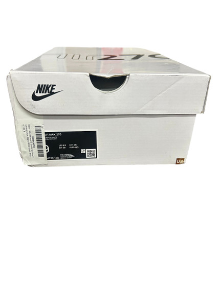 Nike Women's Size 9 Air Max 270 White/Black Running Shoe  (SRack-C) Nike Women's Size 9 Air Max 270 White/Black Running Shoe  (SRack-C)