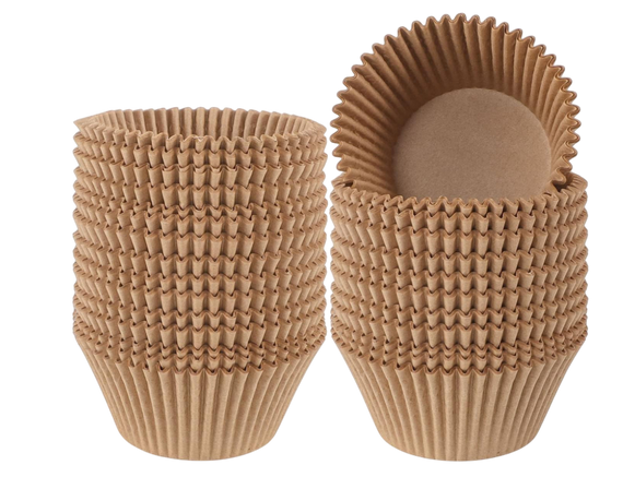 300 Count Caperci Natural Jumbo Baking Cups  (Bay 13-C)