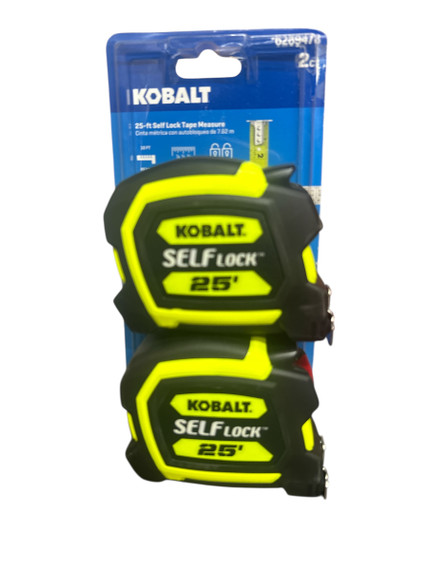 2 Pack 25-Ft Self Lock Tape Measure (Bay 13-C)