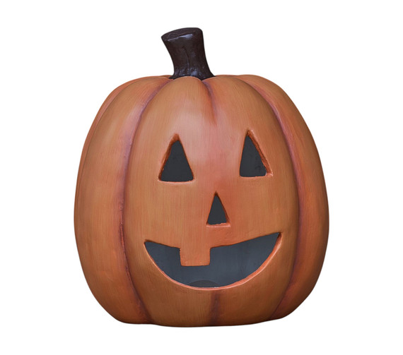 Light-Up Paper Mache Pumpkin (RBay 5-A)