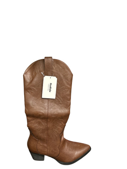 Rollda Women's Knee-Length Cowgirl Boots Size 11 (Case)