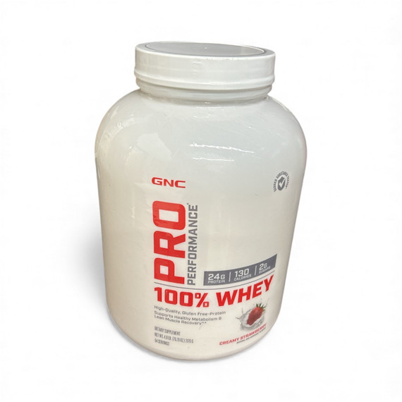 GNC 64 Serving Pro Performance 100% Whey-Creamy Strawberry