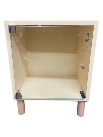 IKEA EKET Pale Yellow Small Floor Cabinet with Glass Door (Bay 24-V)