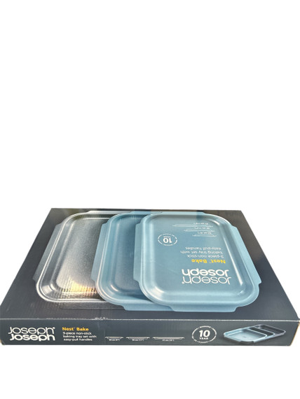 Joseph Joseph Nest Bake 3-Piece Non-Stick Baking Tray Set (Bay 26-L)