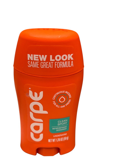 Carpe Clean Sport Scent Underarm Deodorant Antiperspirant (Bay 16-B)