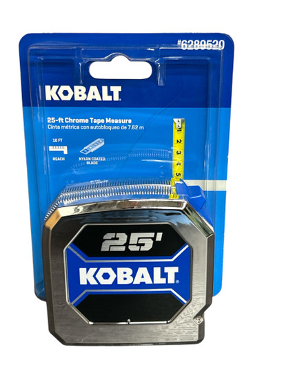 Kobalt 25-Ft Chrome Tape Measure (Bay 16-C)