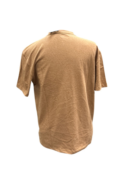 Dickies 2 XL Brown Heavyweight Heathered Short Sleeve Pocket T-Shirt (Bay 27-H)