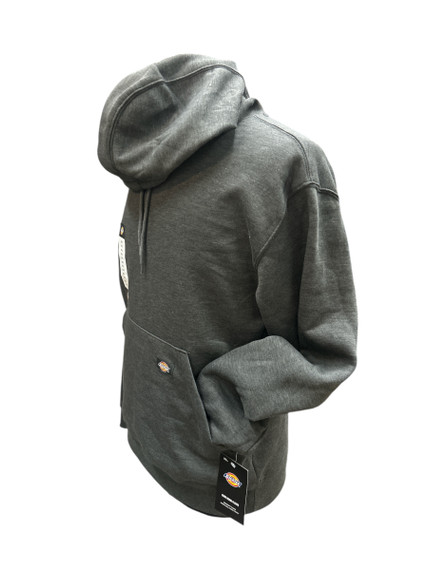 Dickies Medium Dark Heather Gray Midweight Fleece Hoodie (Bay 27-H)