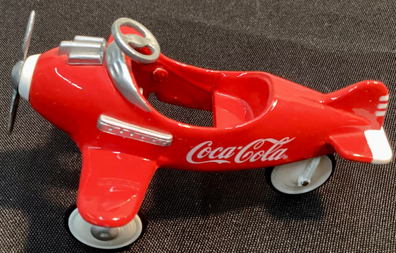 Coca Cola Die Cast Metal Pedal Airplane (BK-2)