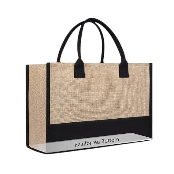 TOPDesign Personalized Wreath Initial "B" Canvas Beach Bag (Bay 22-L)