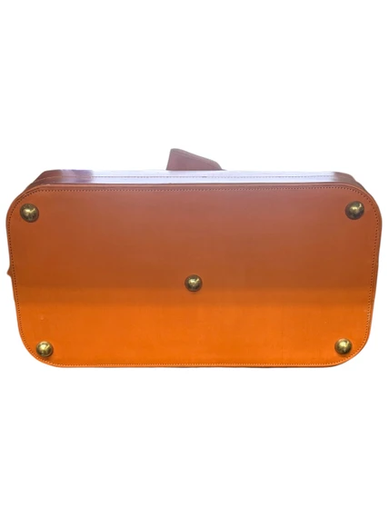 Swaine Adeney Brigg Weekender Leather Bag – London Tan | Handmade in England (Pre-Owned)