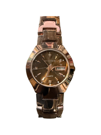 Bogevnor Women’s Rose Gold Day & Date Luxury Stainless Steel Quartz Wrist Watch