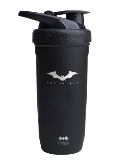 Smartshake DC Comics The Batman Reforce Stainless Steel Protein Shaker – 30 oz (Case)