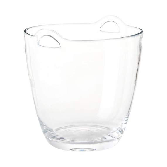 Crate & Barrel Perry Glass Wine Bucket - 9.75" (Bay 22-L)