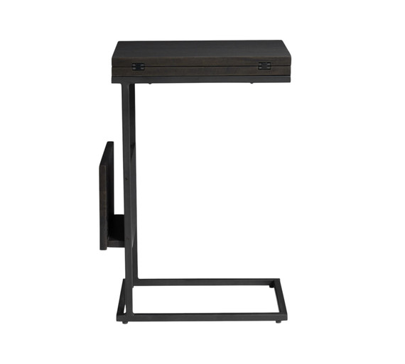 Allen Rectangular Extending C-Table - Black (Floor)