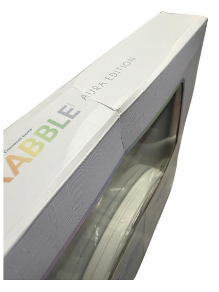Scrabble Aura Glass Edition - USED/EXCELLENT CONDITION - Box Shows Damage (Bay 23-I)