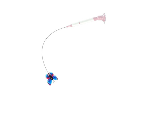 Spinning Butterfly Cat Toy Wand – Rechargeable (Case)