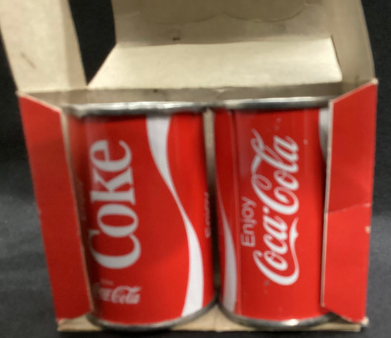 Coca Cola Can Salt and Pepper Shakers