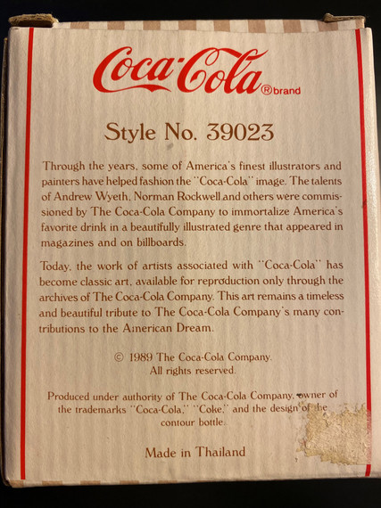 Coca Cola Mug 1989
