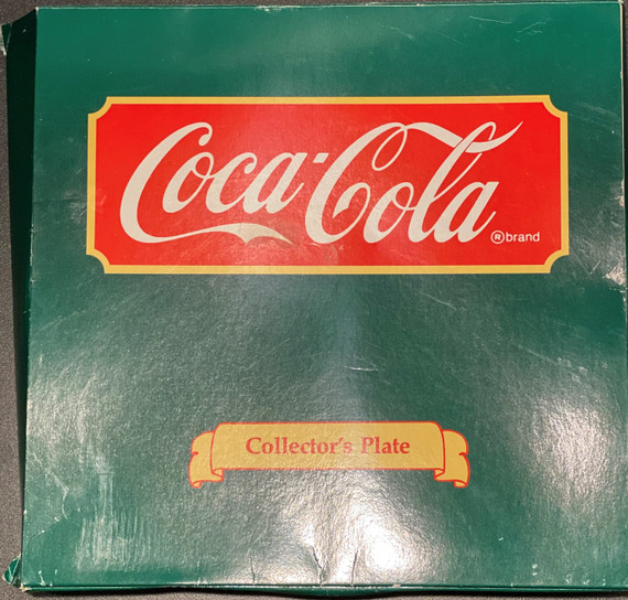 Coca Cola Vintage Santa Collector's Plate (BK-3)