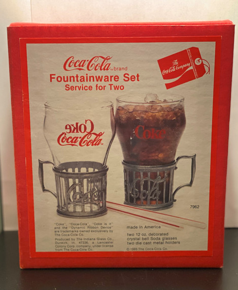 Coca Cola Fountainware Drinkware Set for 2 (BK-2)