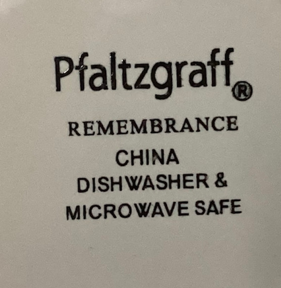 Pfaltzgraff  Remembrance Dinnerware (23-G)
