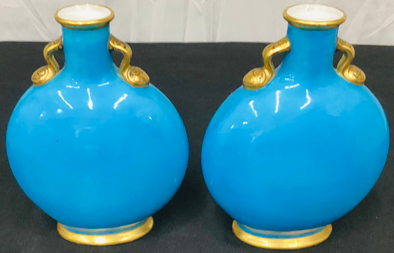 Pair of Fine Pottery Vases