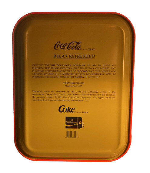 2 Coca Cola Commemorative Trays- Set 2D