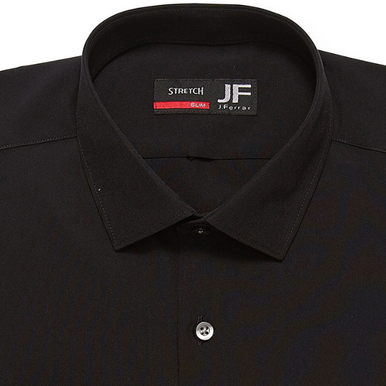 jf j ferrar slim fit dress shirt Mens JF Slim Fit Dress Shirt Size Extra Large 17-17.5 32-33 Navy Pearl J.Ferrar