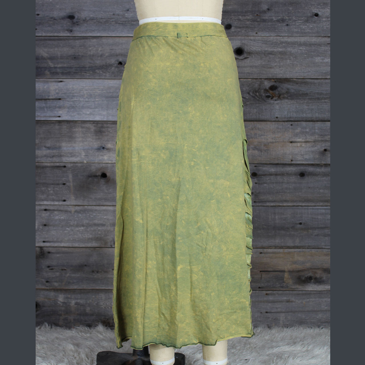 TORE UP MAXI SKIRT Cotton Lycra Razor Cut Maxi Skirt w/Grateful Dead ...