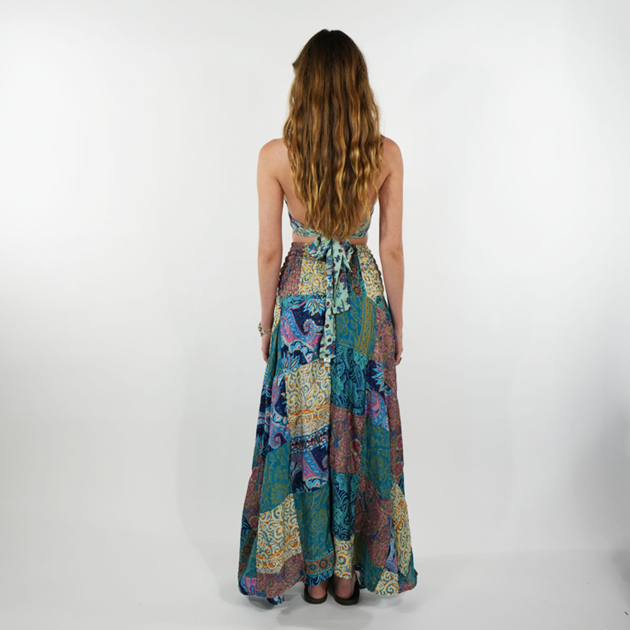 ENCHANTED MAXI DRESS/SKIRT Patchwork Smocking Tube Top Maxi Dress/ Maxi Skirt - Assorted - Jayli Imports Inc. ENCHANTED MAXI DRESS/SKIRT Patchwork Smocking Tube Top Maxi Dress/ Maxi Skirt - Assorted - Jayli Imports Inc.