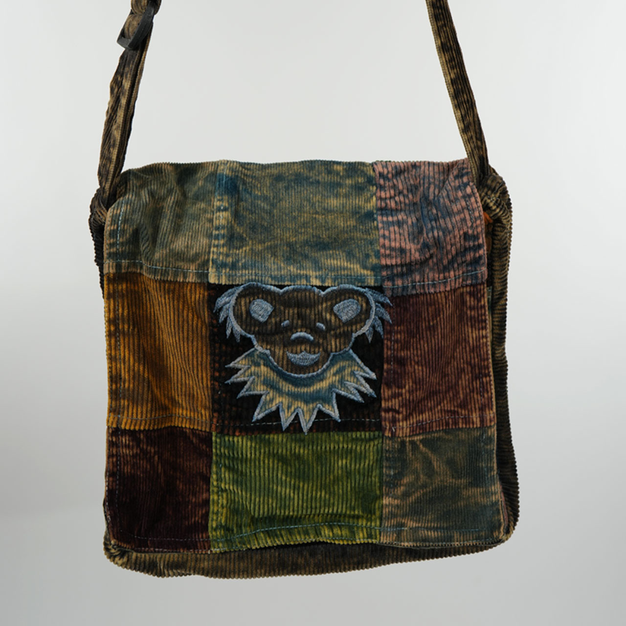 Stonewash Patchwork Corduroy Shoulder Bag | Grateful Dead