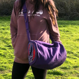 Grateful Dead Steal Your Face Cotton Stonewash Duffle Bag W/ Outside Zipper Pocket Grateful Dead Steal Your Face Cotton Stonewash Duffle Bag W/ Outside Zipper Pocket