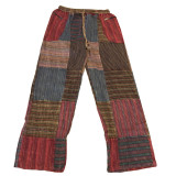 WILLIAM PANTS Cotton Stonewash Patchwork  Pants