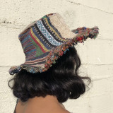 Upcycled Unisex Rough Edge Cotton Patchwork Hand Made Sun Hat In Assorted Colors Upcycled Unisex Rough Edge Cotton Patchwork Hand Made Sun Hat In Assorted Colors