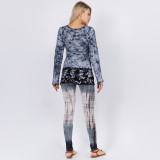 MG TOP Long Sleeve Long Batik Grateful Dead Top with Bear or SYF MG TOP Long Sleeve Long Batik Grateful Dead Top with Bear or SYF