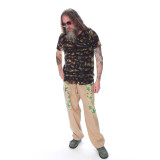 MYCRO PANTS Men's Cotton Pants Solid w/ Print Pot Leaf, Phish Donut & Grateful Dead SYF