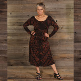 SABRINA DRESS Rayon Spandex Tie Dye Long Sleeve Corset Short Dress SABRINA DRESS Rayon Spandex Tie Dye Long Sleeve Corset Short Dress