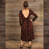 SABRINA DRESS Rayon Spandex Tie Dye Long Sleeve Corset Short Dress SABRINA DRESS Rayon Spandex Tie Dye Long Sleeve Corset Short Dress